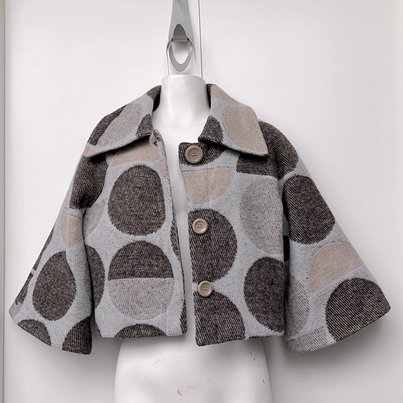 FULL CIRCLE | ⭐️ Host Pick ⭐️ Mod Dot Cropped Wool BLEND Jackets - Picture 4 of 10